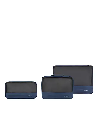 SAMSONITE | Reisezubehör 3er Set Packwürfel TA REVOLUTION Black | blau